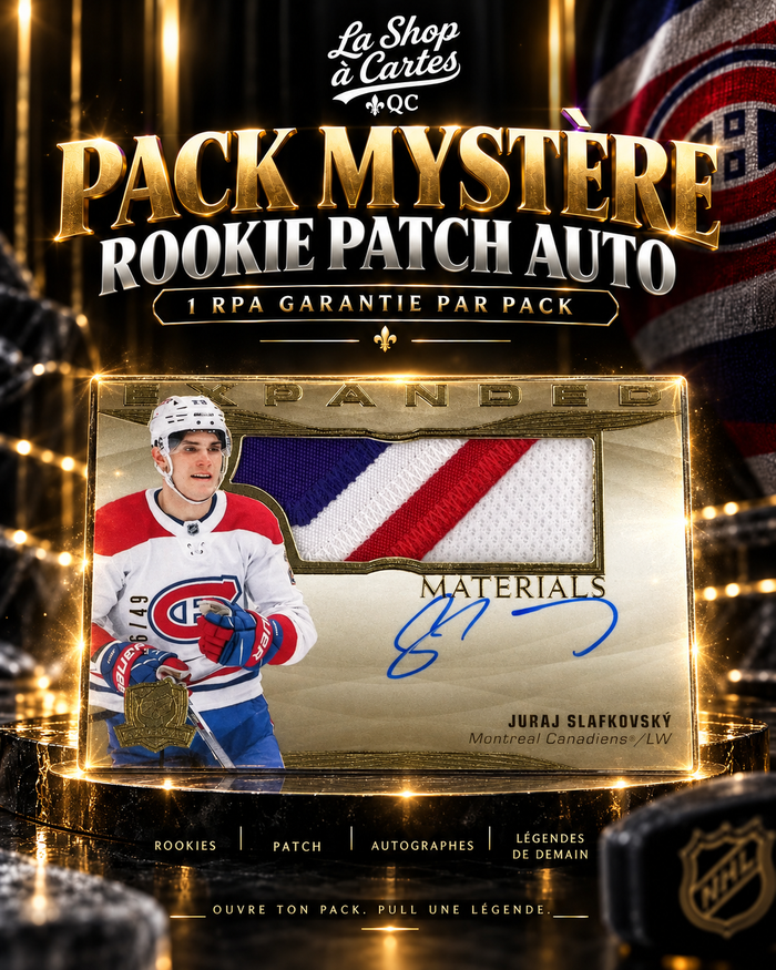 Pack Mystère rookie patch auto - LSC3 — La Shop à Cartes