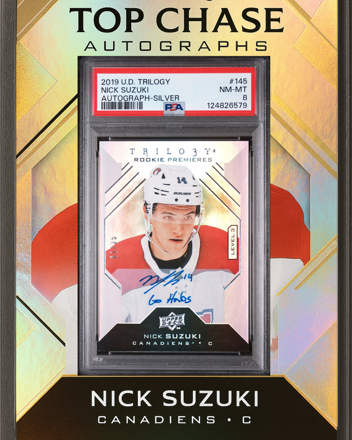 Bundle Auto Only – Top Chase Nick Suzuki Rookie AUTO PSA — La Shop à Cartes