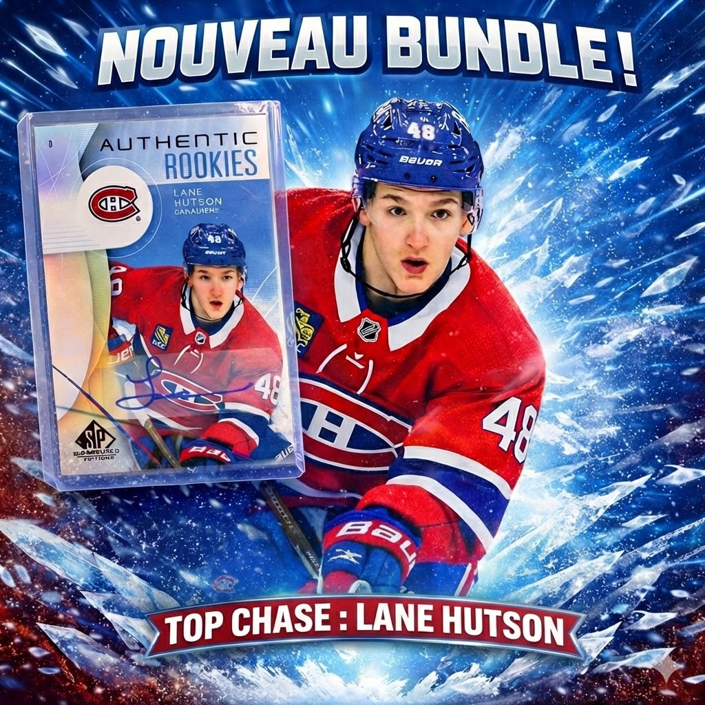 🔥 Bundle Auto Seulement — 1 Autographe Garantie (Top Chase Lane Hutson) 🔥 — La Shop à Cartes