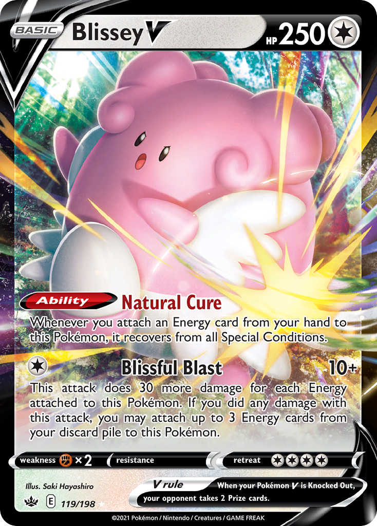 Blissey V (Alternate Full Art) (UR) - Chilling Reign #183/198 — PSA 10