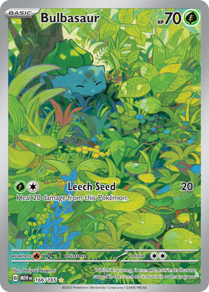 Bulbasaur (IR) - SV: 151 #166/165 — PSA 9