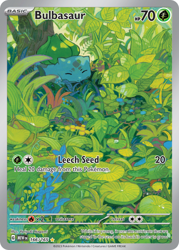 Bulbasaur (IR) - SV: 151 #166/165 — PSA 9