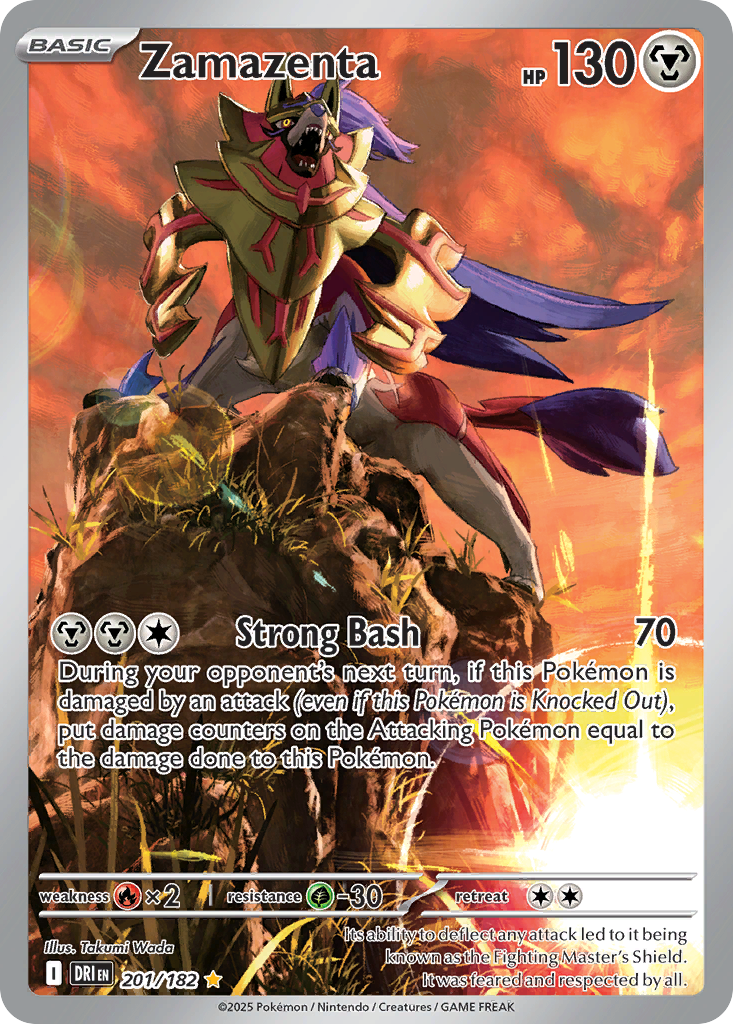 Zamazenta (IR) - Destined Rivals #201/182