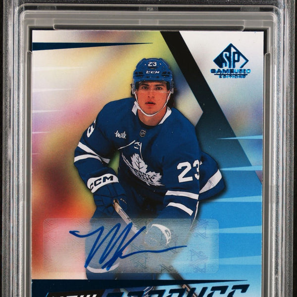Matthew Knies Rookie Autograph – PSA 9 - Image 1