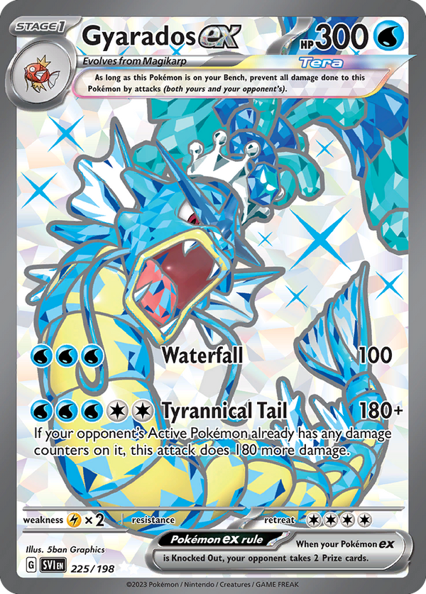 Gyarados ex (UR) - Scarlet & Violet Base Set #225/198 - Image 1