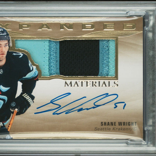 Shane Wright Auto Rookie Patch The Cup PSA 9 - Image 1