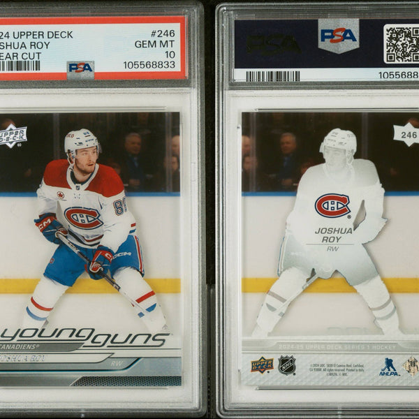 Joshua Roy Clear Cut Young Guns PSA 10 - Image 3