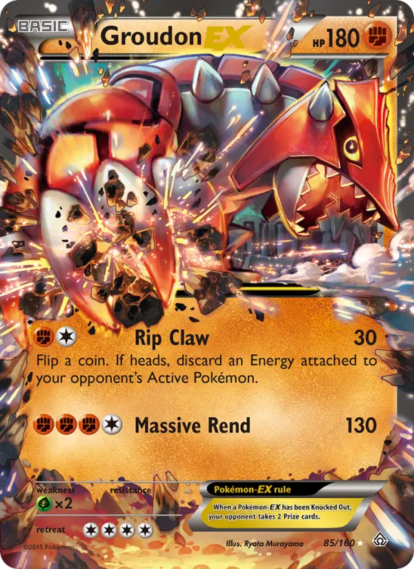 Groudon EX (UR) - Primal Clash #85